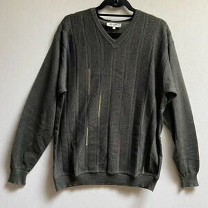Vintage Modango Merino wool Winter v neck sweater  Sz M